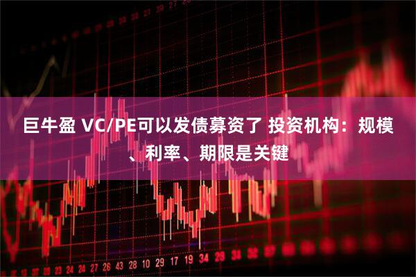 巨牛盈 VC/PE可以发债募资了 投资机构：规模、利率、期限是关键