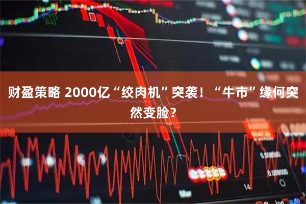 财盈策略 2000亿“绞肉机”突袭!“牛市”缘何突然变脸?